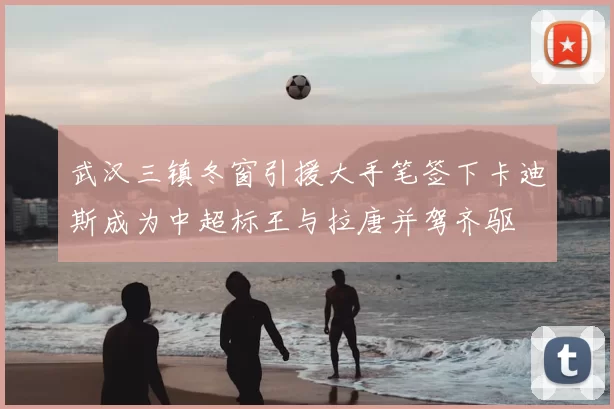 武汉三镇冬窗引援大手笔签下卡迪斯成为中超标王与拉唐并驾齐驱