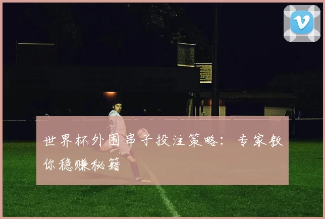 世界杯外围串子投注策略：专家教你稳赚秘籍