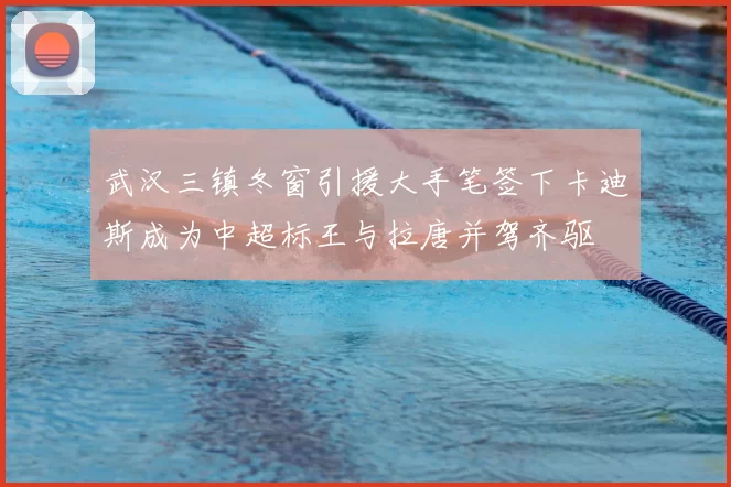 武汉三镇冬窗引援大手笔签下卡迪斯成为中超标王与拉唐并驾齐驱