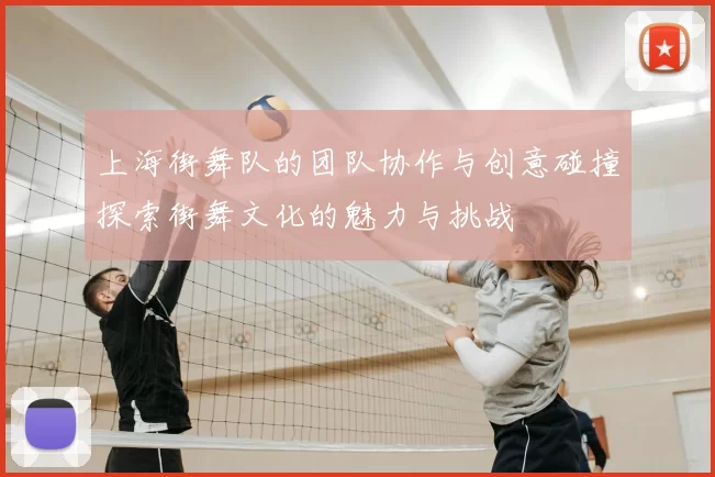 上海街舞队的团队协作与创意碰撞探索街舞文化的魅力与挑战
